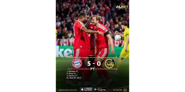 Le FC Bayern Munich s'impose 5-0 face à Bodø/Glimt